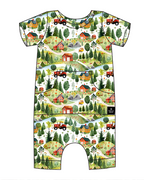 Front Opening Ready Set Romper® Shortie in Farmland