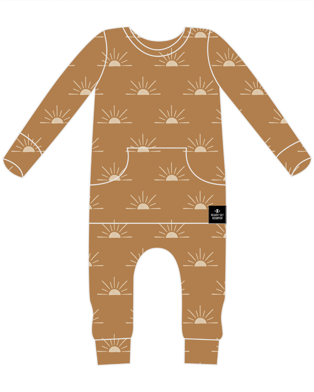 Front Opening Ready Set Romper® in Sunny
