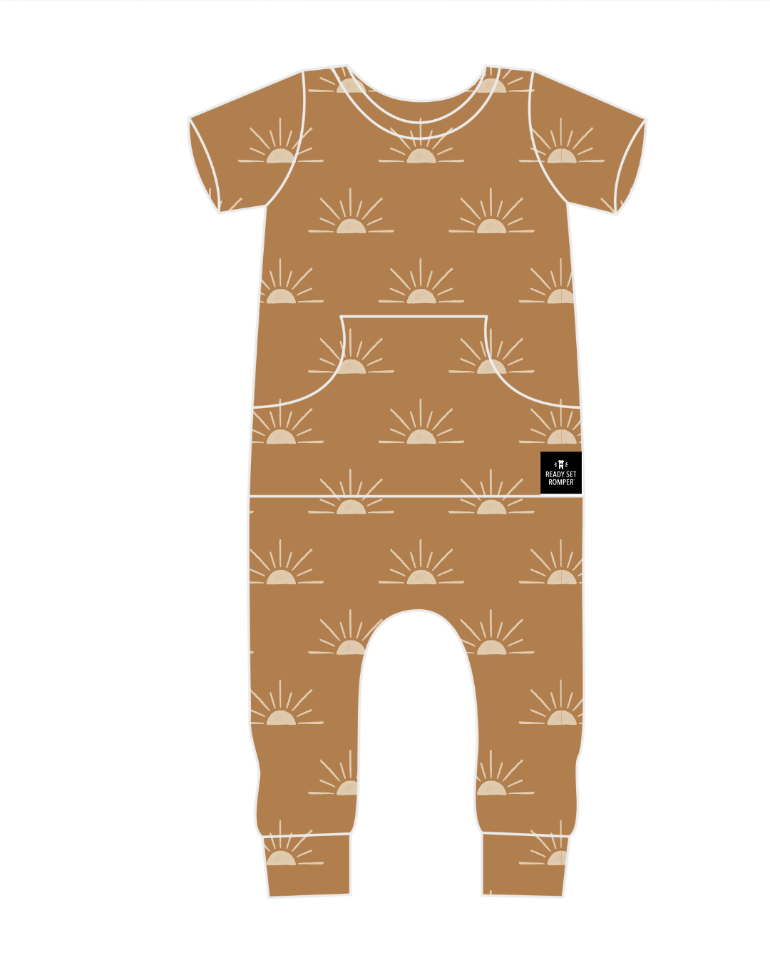 Front Opening Ready Set Romper® in Sunny