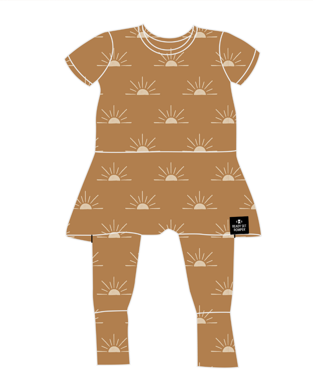 Reversible Opening Ready Set Romper® Twirl in Sunny