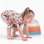 Reversible Opening Ready Set Romper® Shortie Twirl in Catch Me in the Clouds