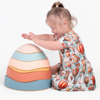 Reversible Opening Ready Set Romper® Shortie Twirl in Catch Me in the Clouds