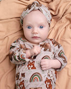 Front Opening Ready Set Romper® in Woodland Animals