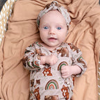 Front Opening Ready Set Romper® in Woodland Animals