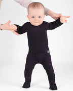 Front Opening Ready Set Romper® in Ribbed Essential Midnight