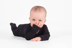 Front Opening Ready Set Romper® in Ribbed Essential Midnight