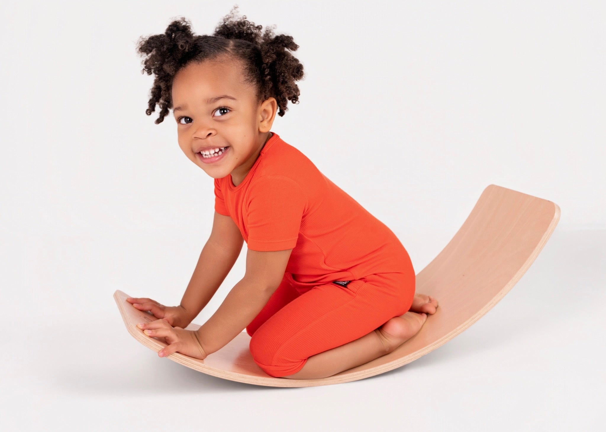 Front Opening Ready Set Romper® Shortie in Ribbed Coral