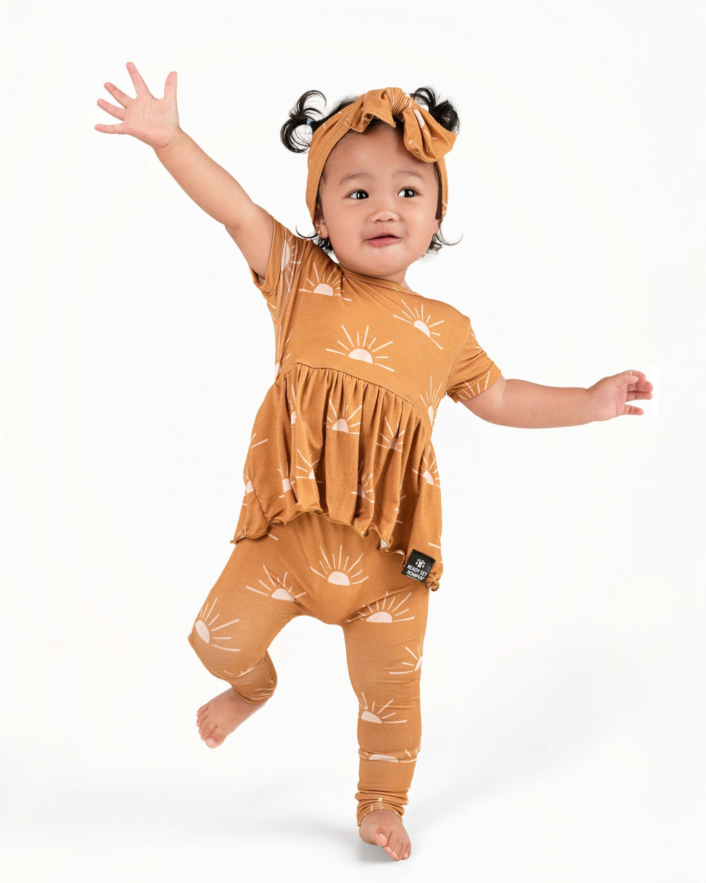 Reversible Opening Ready Set Romper® Twirl in Sunny