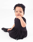Reversible Opening Ready Set Romper® in Ribbed Essential Midnight