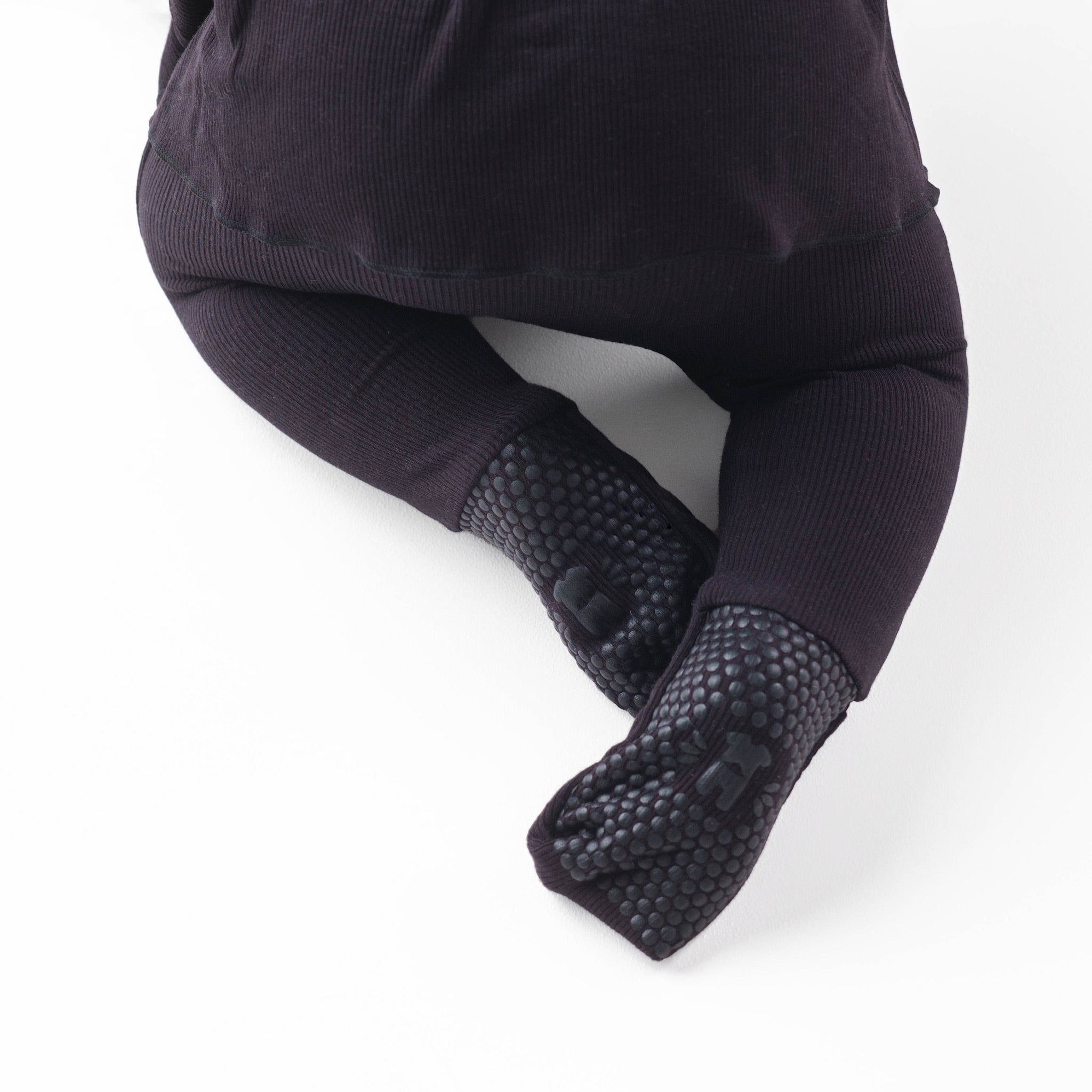 Reversible Opening Ready Set Romper® in Ribbed Essential Midnight