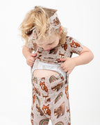Front Opening Ready Set Romper® in Woodland Animals