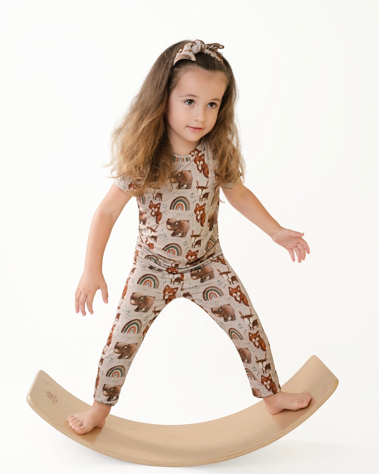 2 pc Loungewear Set in Woodland Animals