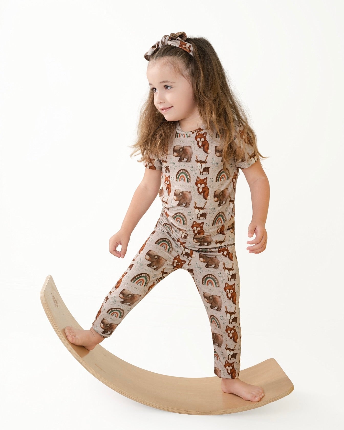 2 pc Loungewear Set in Woodland Animals