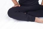 2 pc Loungewear Set in Ribbed Essential Midnight