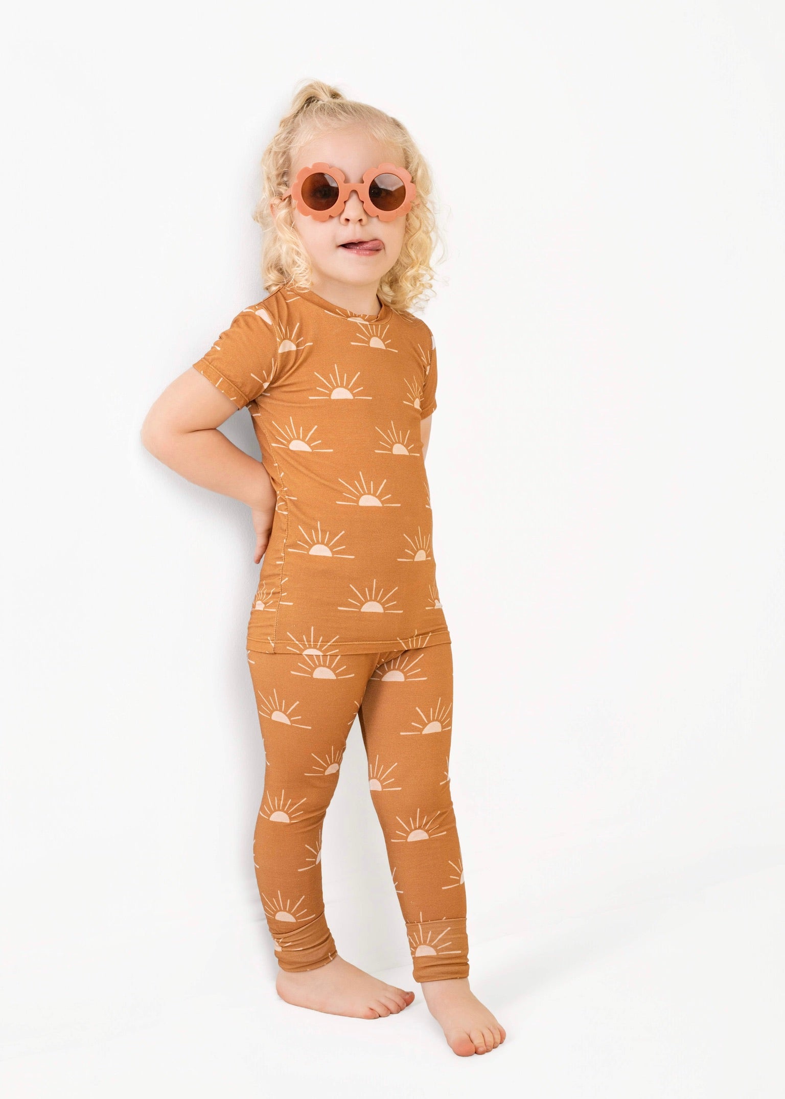 2 pc Loungewear Set in Sunny