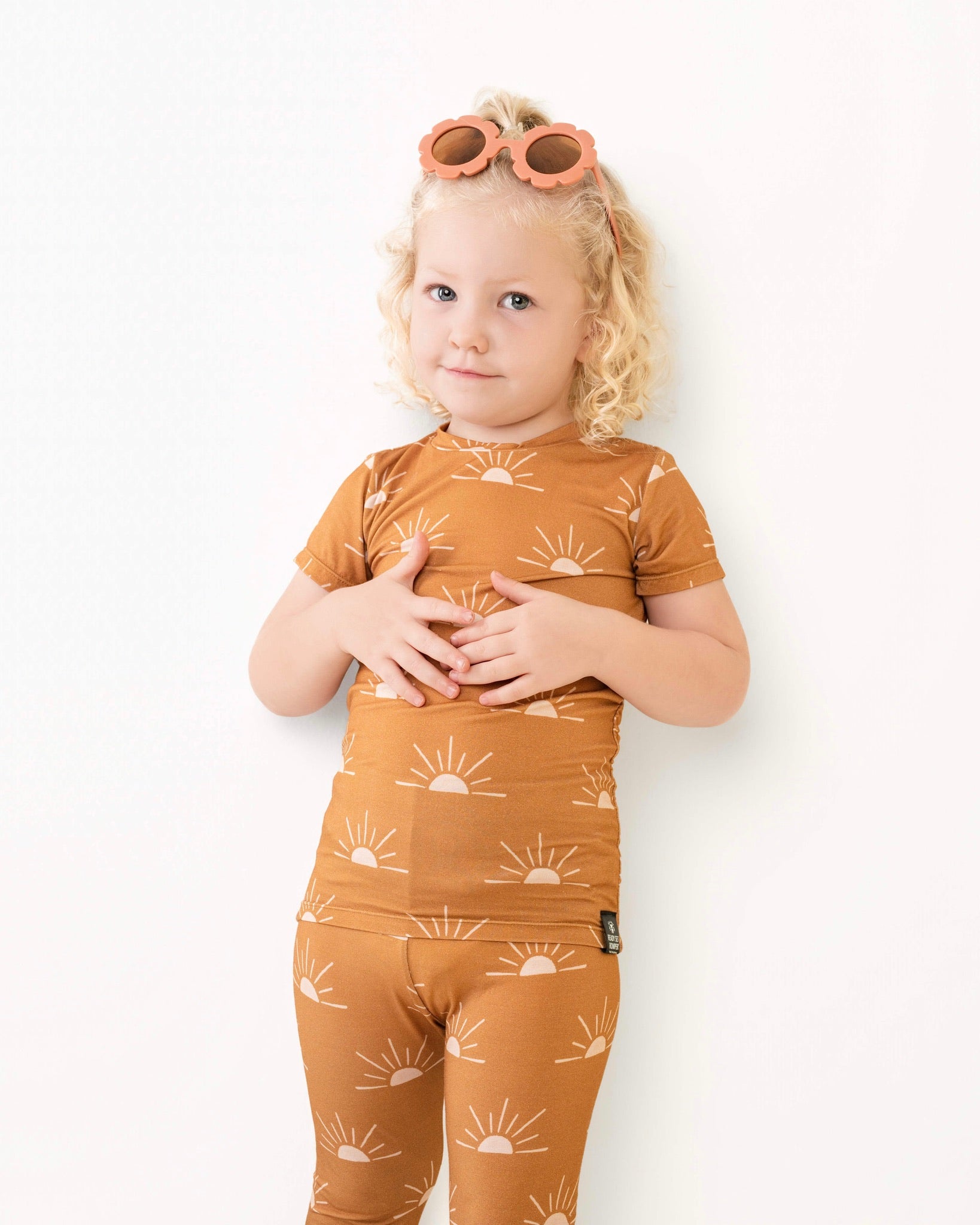 2 pc Loungewear Set in Sunny
