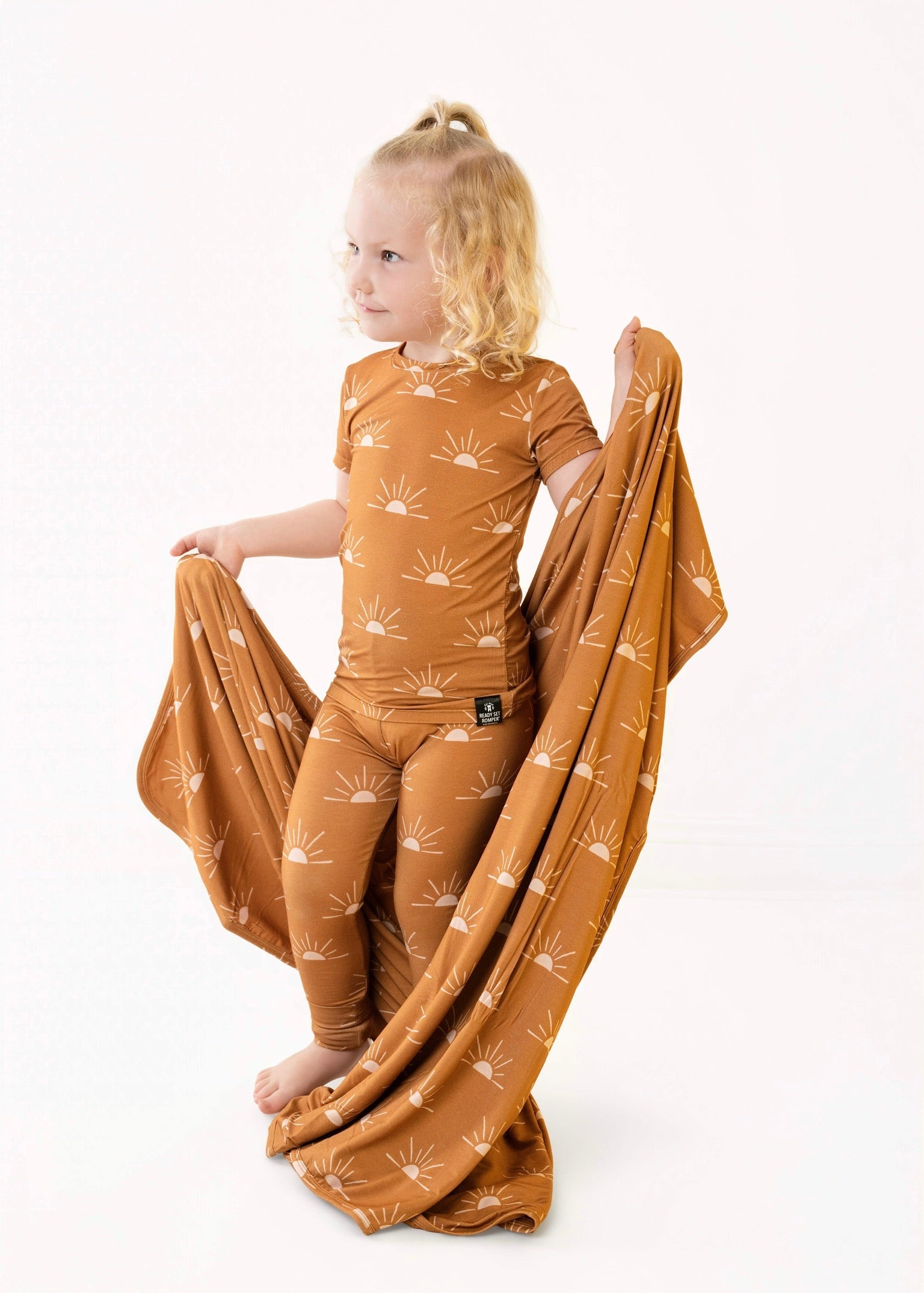 2 pc Loungewear Set in Sunny