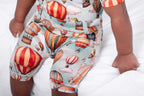 Front Opening Ready Set Romper® Shortie in Catch Me in the Clouds