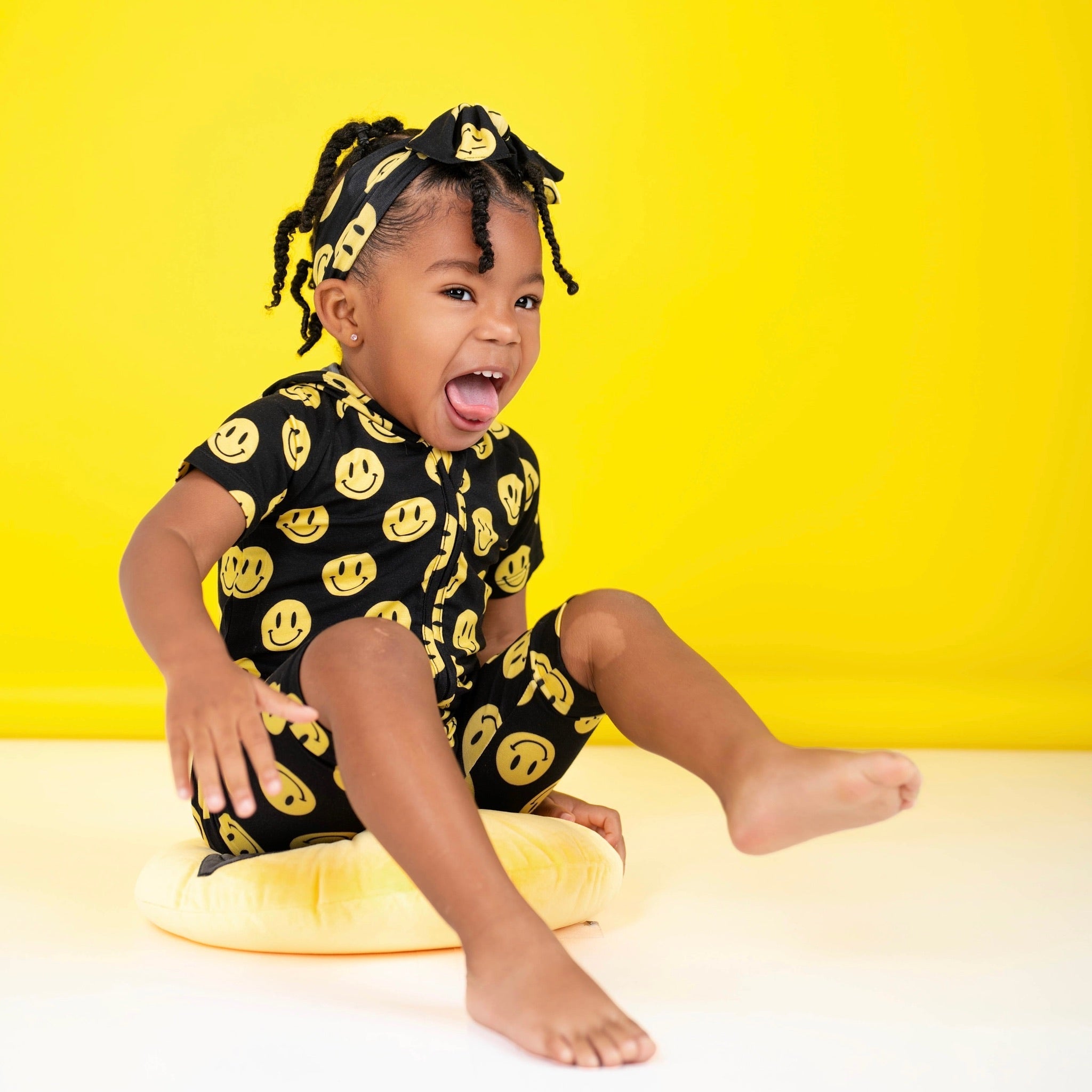 Front Opening Ready Set Romper® ZIP-IT! Shortie in Vibe Check