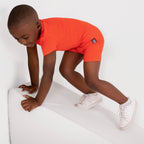 2 pc Loungewear Set in Ribbed Coral