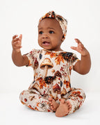 Reversible Opening Ready Set Romper® Twirl in Mushrooms