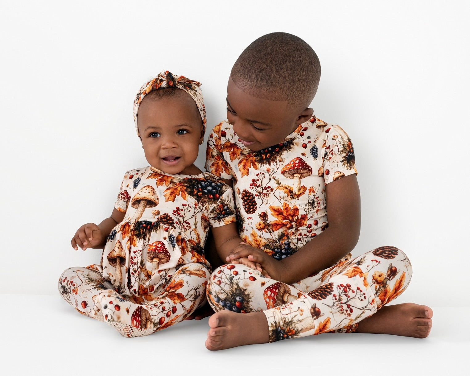 2 pc Loungewear Set in Mushrooms