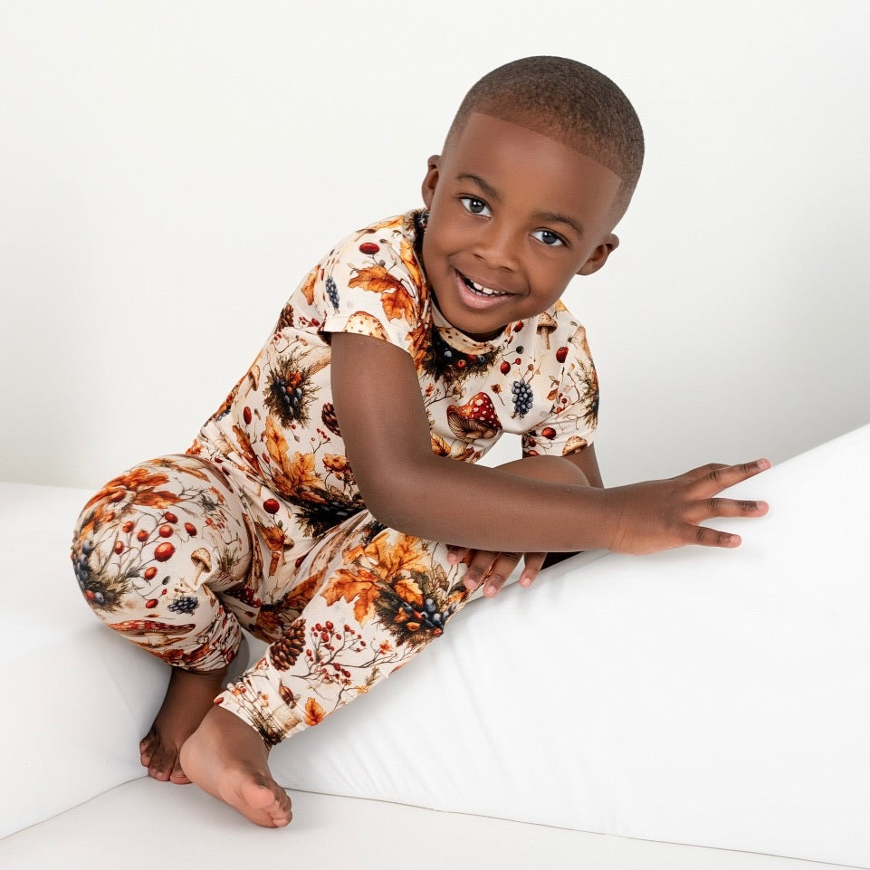 2 pc Loungewear Set in Mushrooms