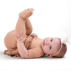 Reversible Opening Ready Set Romper® Twirl in Ribbed Caramel