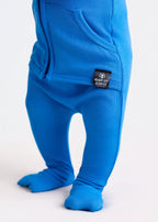 Front Opening Ready Set Romper® ZIP-IT! in Ribbed Sapphire