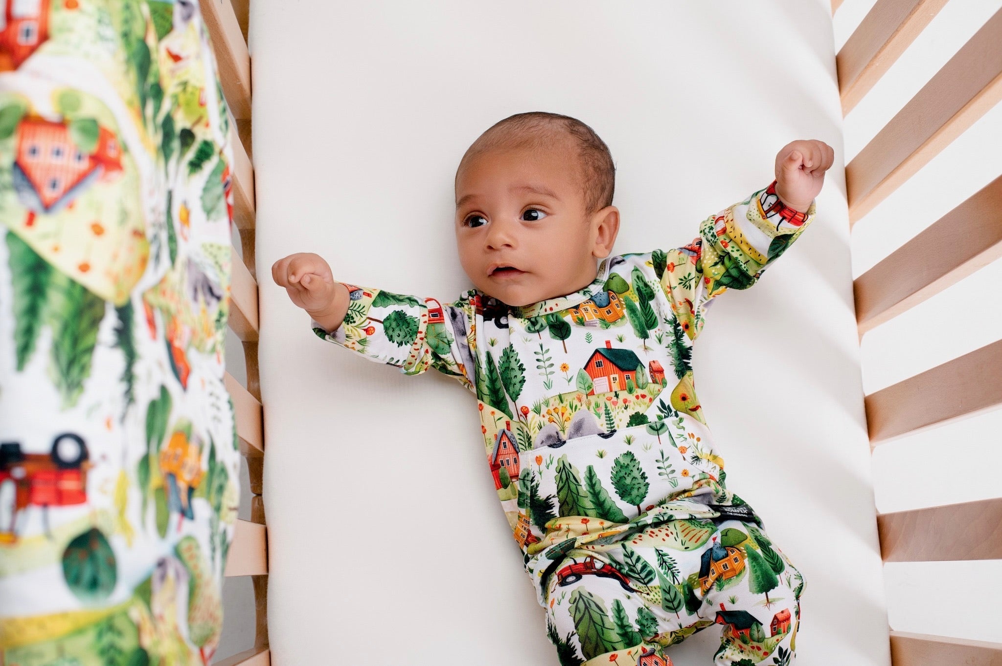 Front Opening Ready Set Romper® in Farmland