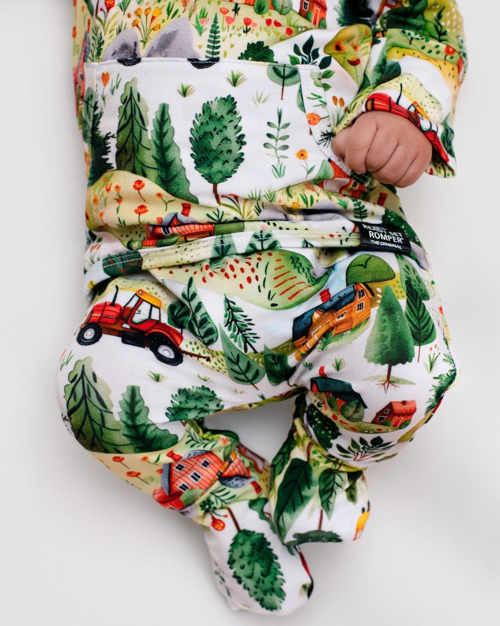 Front Opening Ready Set Romper® in Farmland