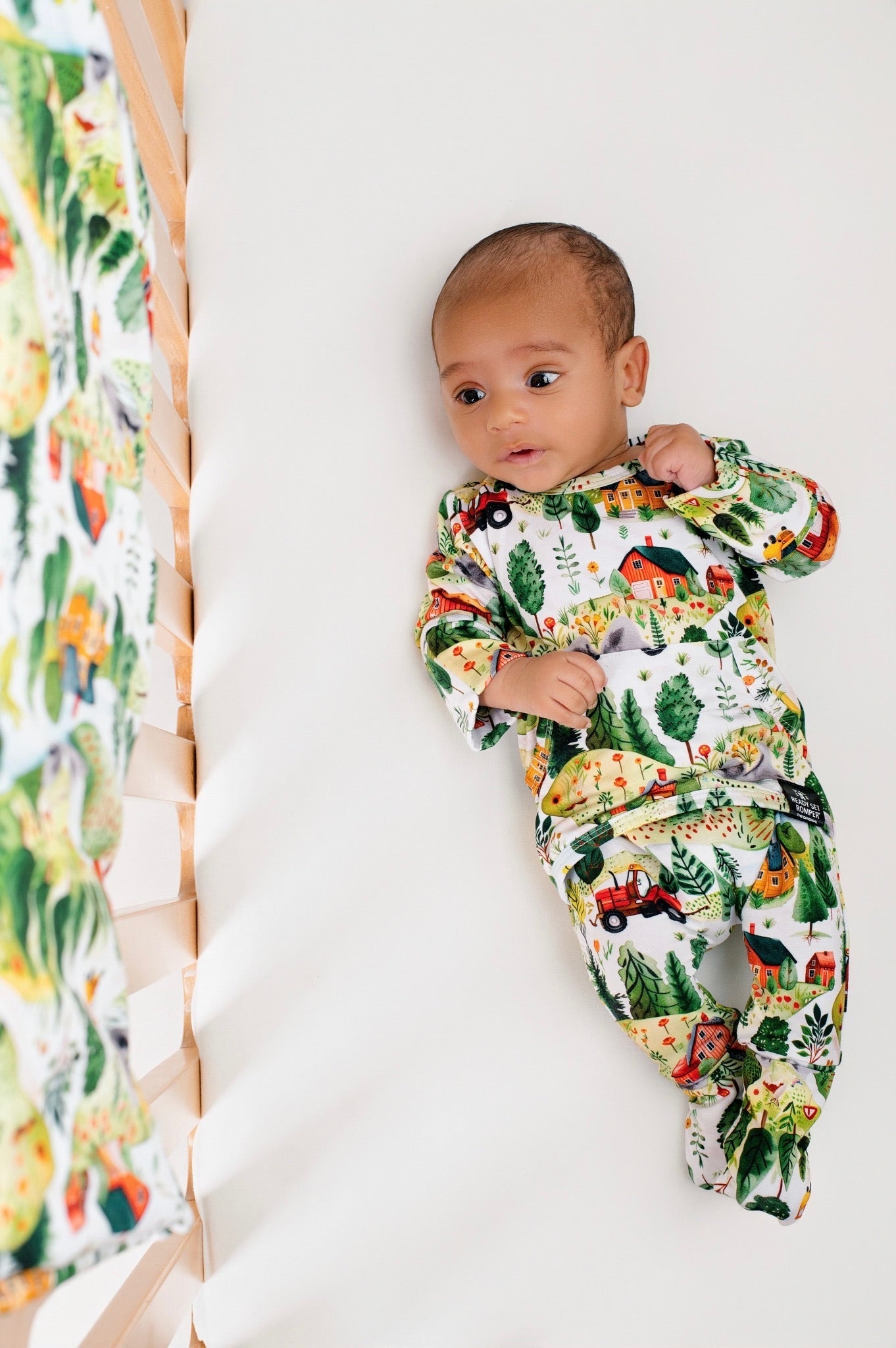 Front Opening Ready Set Romper® in Farmland