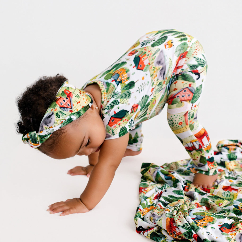 Front Opening Ready Set Romper® in Farmland