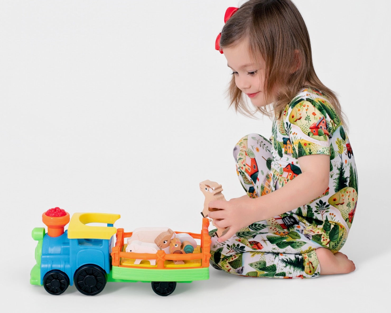 Front Opening Ready Set Romper® in Farmland