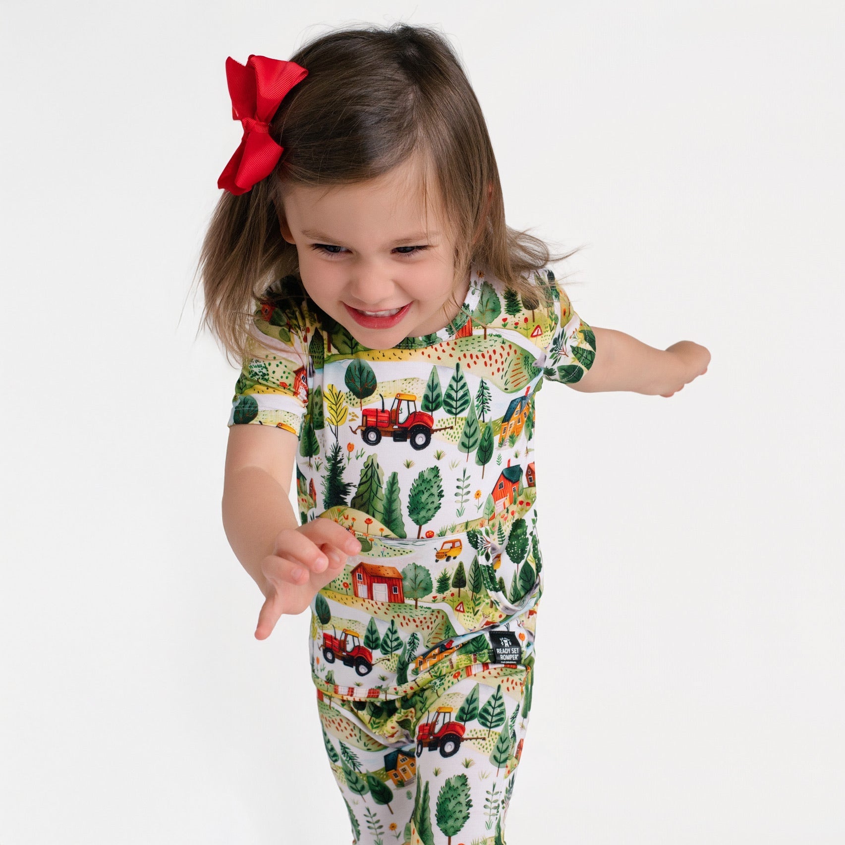 Front Opening Ready Set Romper® in Farmland