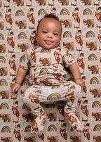 Front Opening Ready Set Romper® in Woodland Animals