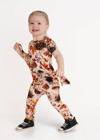 Front Opening Ready Set Romper® in Mushrooms
