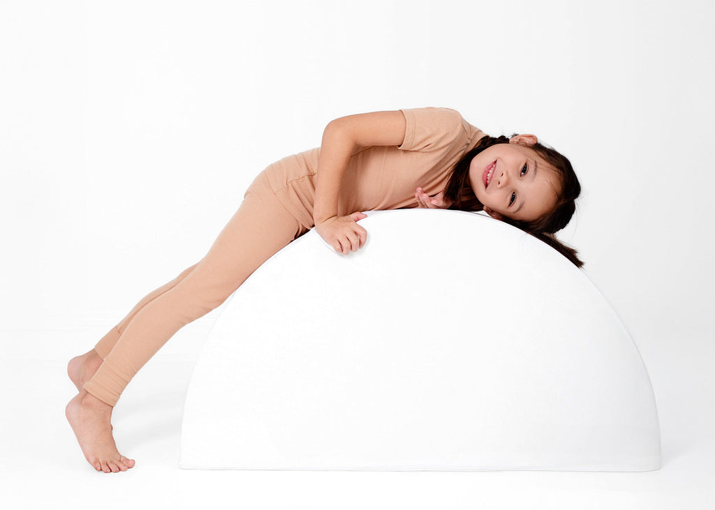 2 pc Loungewear Set in Ribbed Caramel