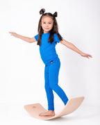 2 pc Loungewear Set in Ribbed Sapphire