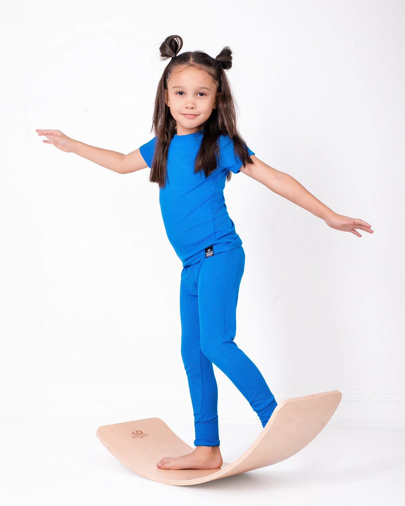 2 pc Loungewear Set in Ribbed Sapphire