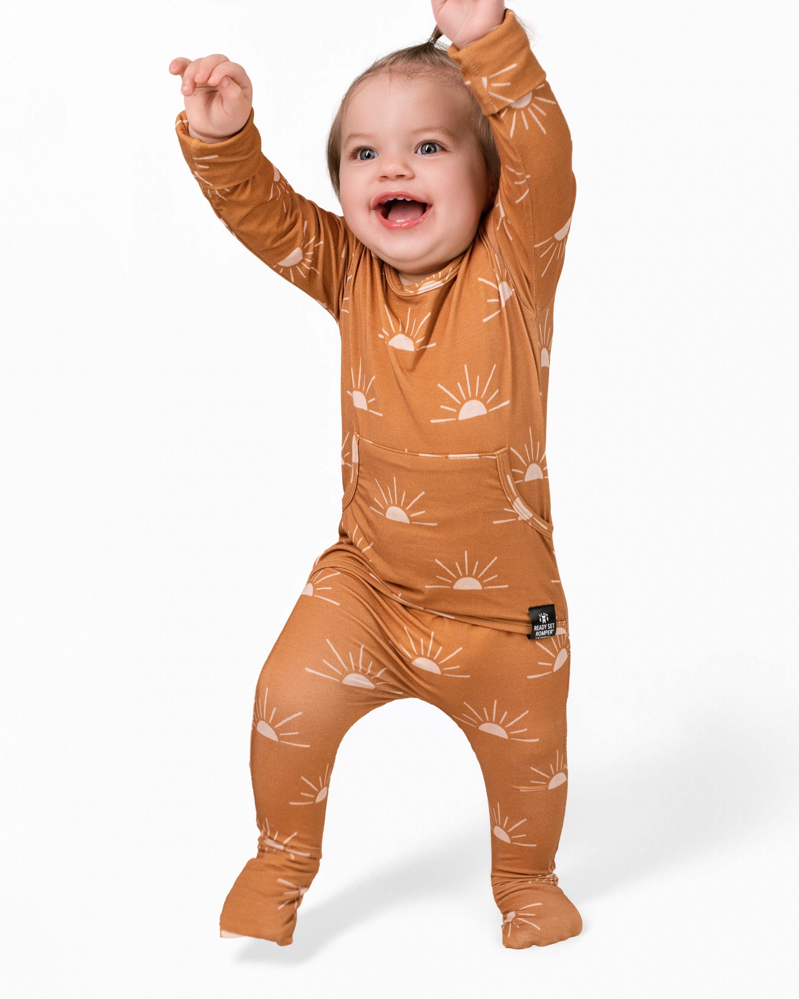 Front Opening Ready Set Romper® in Sunny