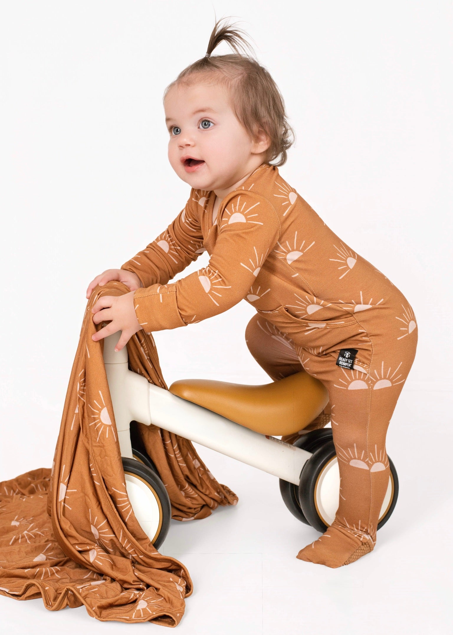 Front Opening Ready Set Romper® in Sunny