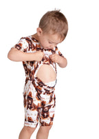 Front Opening Ready Set Romper® Shortie in Old Yellerstone