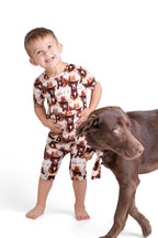 Front Opening Ready Set Romper® Shortie in Old Yellerstone