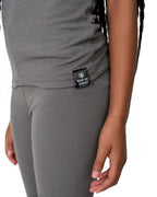 2 pc Loungewear Set in Ribbed Stormy