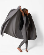 2 pc Loungewear Set in Ribbed Stormy