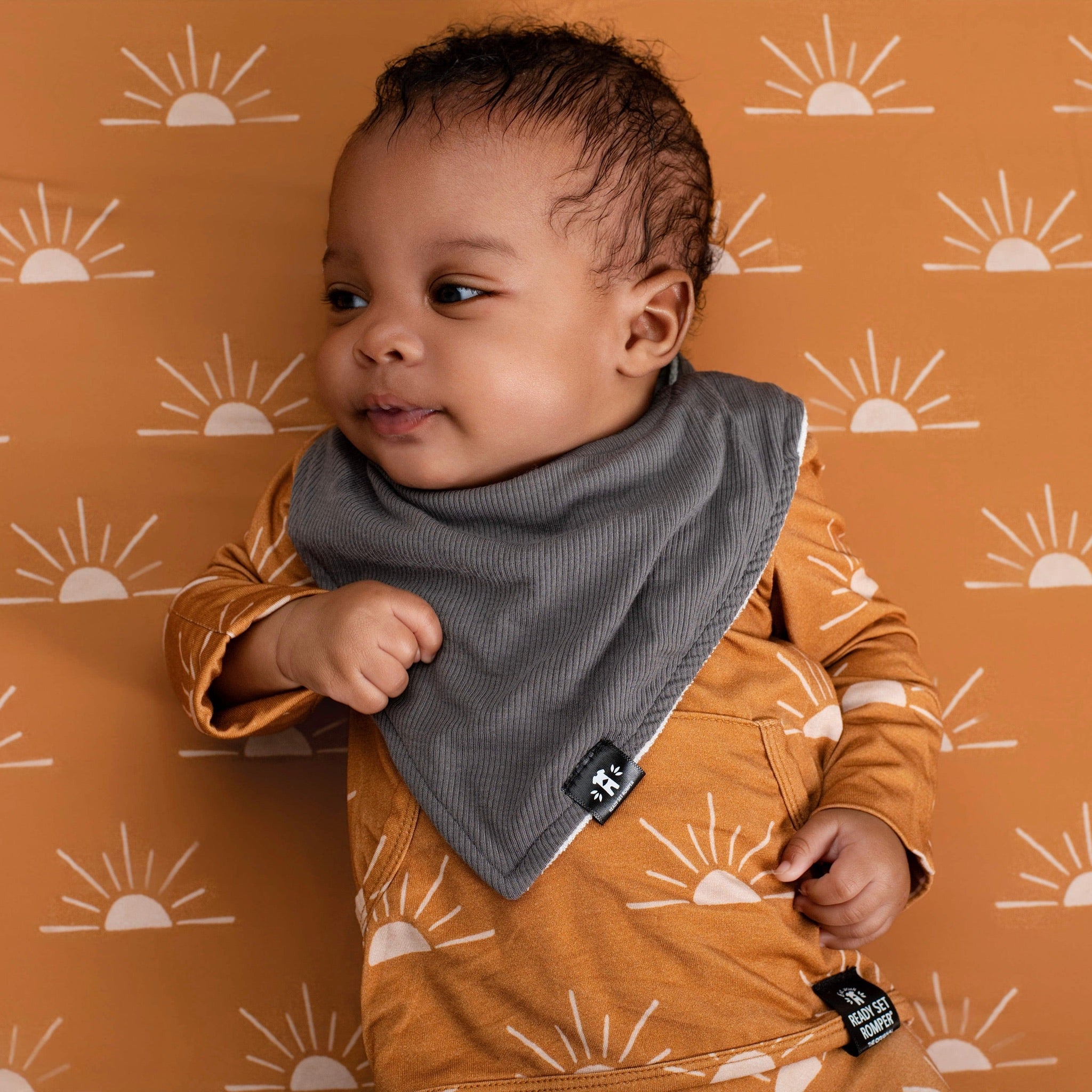 Bib in Ribbed Stormy