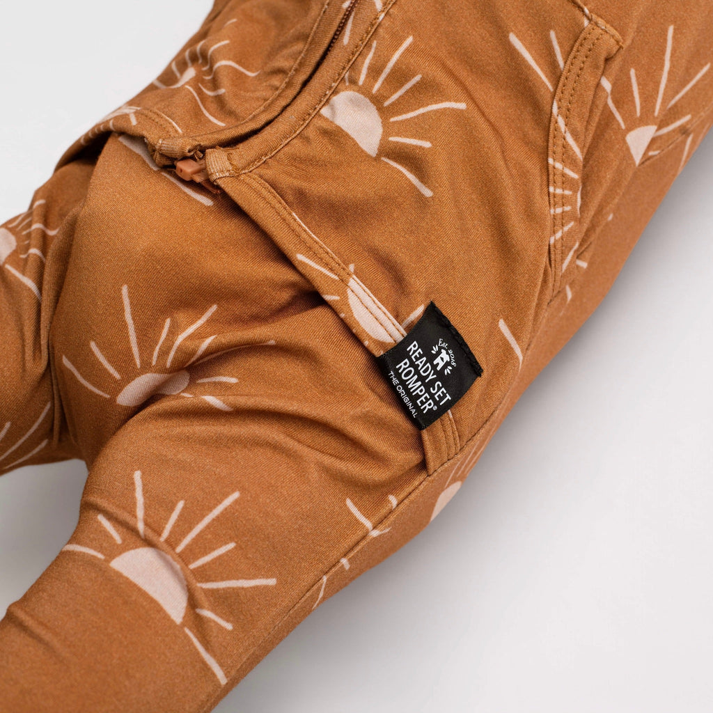 Front Opening Ready Set Romper® ZIP-IT! in Sunny