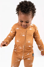 Front Opening Ready Set Romper® ZIP-IT! in Sunny