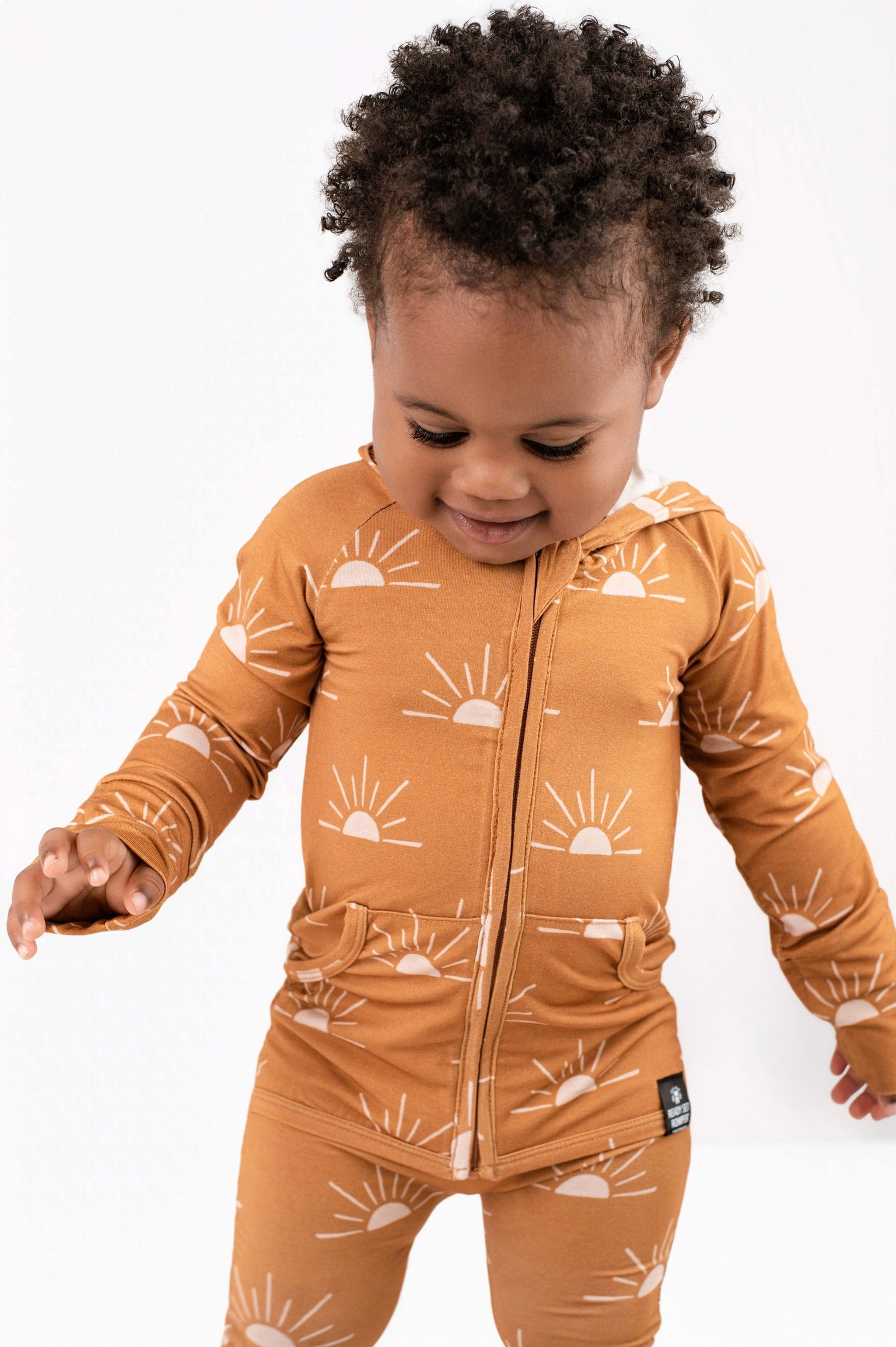 Front Opening Ready Set Romper® ZIP-IT! in Sunny